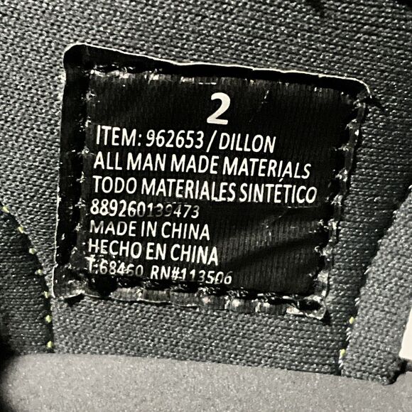 Khombu Sandals Kids Size 2 Gray Green Accents Dillon Breathable Closed Toe - Picture 6 of 11